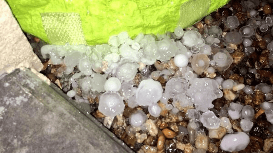 Image d'illustration pour Orage de grêle violent sur Essonne, Paris, Seine et Marne - énormes grêlons