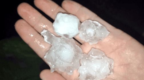 Image d'illustration pour Orage de grêle violent sur Essonne, Paris, Seine et Marne - énormes grêlons