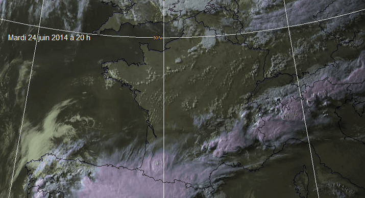 Image d'illustration pour Orage fort et fortes pluies sur les Pyrénées