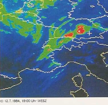 Image d'illustration pour Terribles orages de juillet 1984 en France et en Allemagne