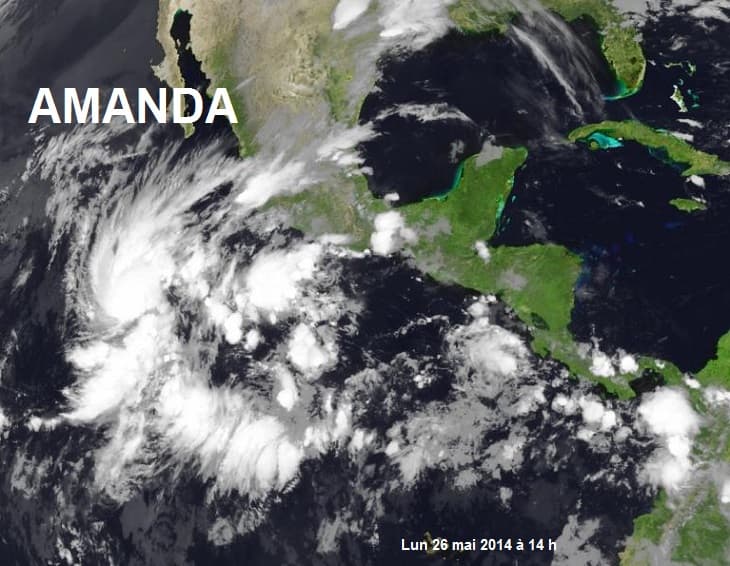 Image d'illustration pour Cyclone : ouragan Amanda sur le Nord-Est du Pacifique