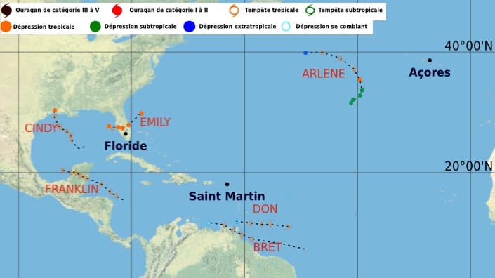 Image d'illustration pour Franklin, premier ouragan de l'année sur l'Atlantique