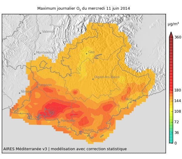 Image d'illustration pour Chaleur et pollution à l'ozone près de la Méditerranée