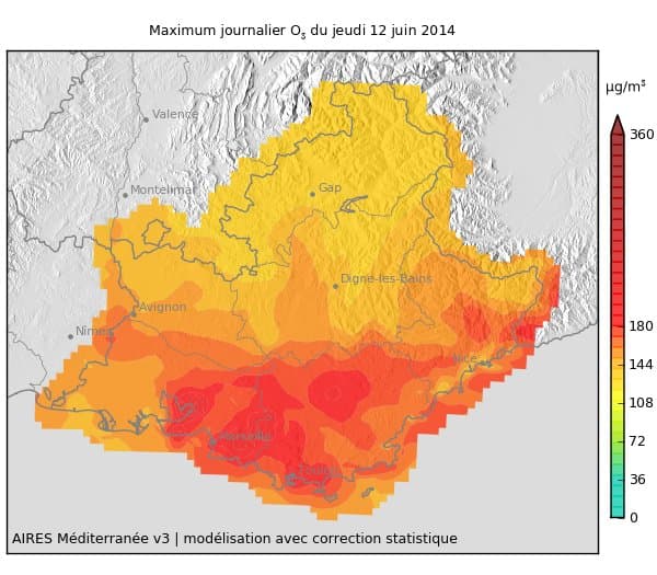 Image d'illustration pour Chaleur et pollution à l'ozone près de la Méditerranée