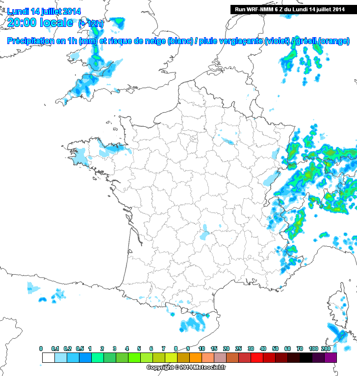 Image d'illustration pour Fête nationale : les risques de pluie pour le 14 juillet