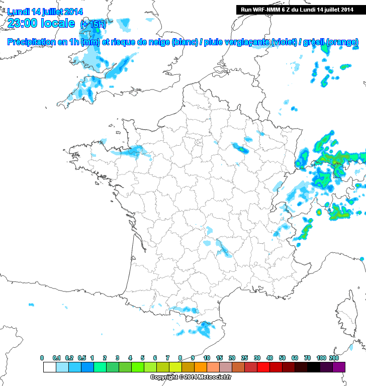 Image d'illustration pour Fête nationale : les risques de pluie pour le 14 juillet
