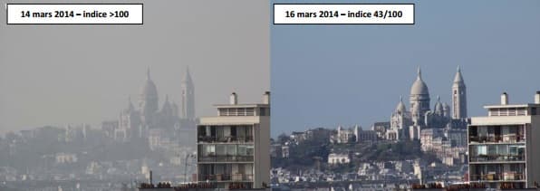 Image d'illustration pour Bilan de l'épisode de pollution de mars 2014 à Paris - Circulation alternée