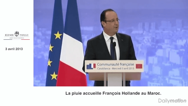 Image d'illustration pour Pluie, grêle, foudre: la météo s'acharne sur le Président de la République