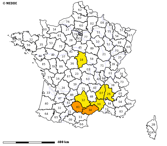 Image d'illustration pour Sécheresse de surface : carte des arrêtés de restriction de l'usage de l'eau