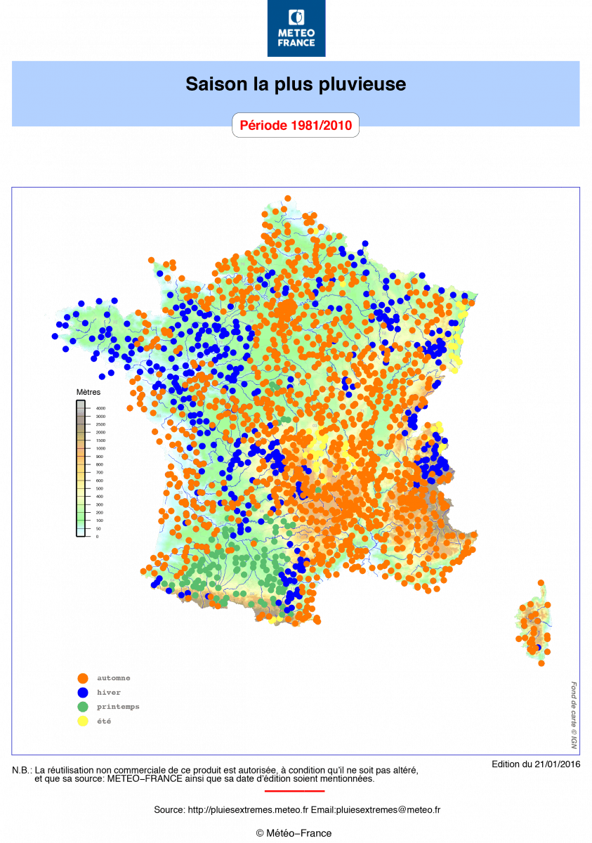 Image d'illustration pour Humidité : pluies abondantes sur la France, des records sur l'Aquitaine