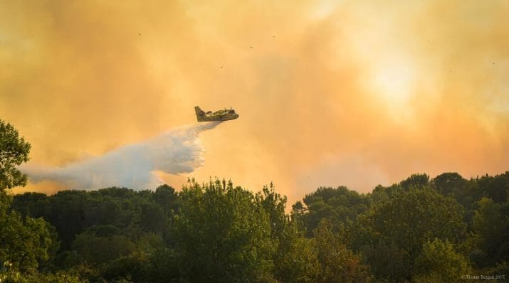 Image d'illustration pour Sécheresse, vent & incendies sur le bassin méditerranéen