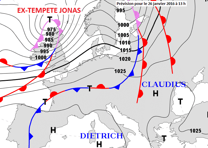 Image d'illustration pour L'ex tempête de neige Jonas se dirige vers l'Europe