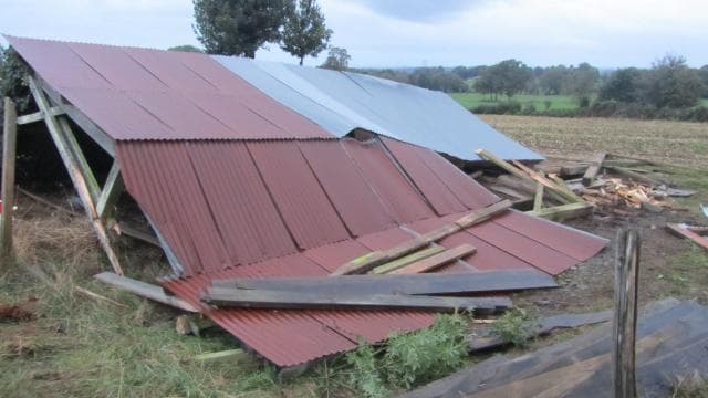 Image d'illustration pour Probable tornade à  Landivy et de Fougerolles-du-Plessis en Mayenne