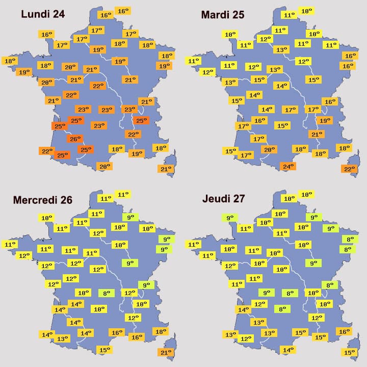 Image d'illustration pour Fraicheur et giboulées confirment leur retour dès mardi 