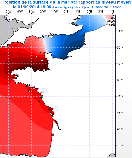 Image d'illustration pour Synthèse de l'épisode vagues submersions du 31 janvier au 2 février