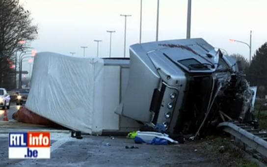 Image d'illustration pour Accidents mortels à cause du verglas en Belgique