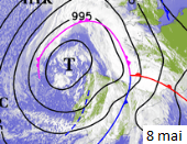 Image d'illustration pour Orage, tuba, pluie & sable : le cocktail météo de la dépression Xandrea