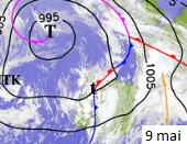 Image d'illustration pour Orage, tuba, pluie & sable : le cocktail météo de la dépression Xandrea