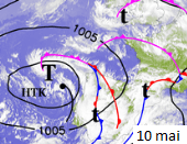 Image d'illustration pour Orage, tuba, pluie & sable : le cocktail météo de la dépression Xandrea