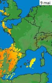 Image d'illustration pour Orage, tuba, pluie & sable : le cocktail météo de la dépression Xandrea