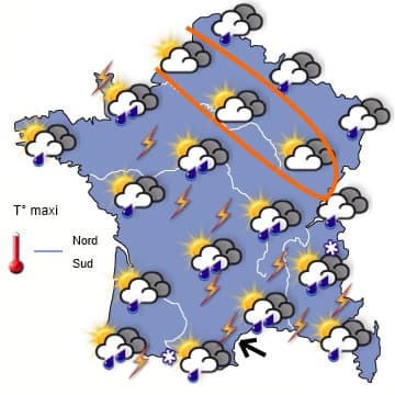 Week-end de la Pentecôte plutôt frais, agité et souvent humide