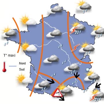 Un week-end progressivement plus agréable, notamment sur la moitié Sud