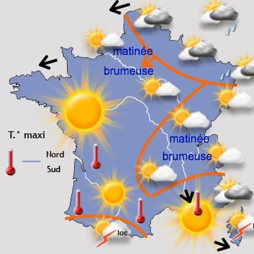 La période de temps sec et stable se terminera en début de semaine prochaine