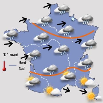 Accalmie et retour temporaire de l'anticyclone 