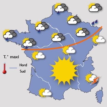 Un temps estival pourrait partout s'imposer à partir de mercredi