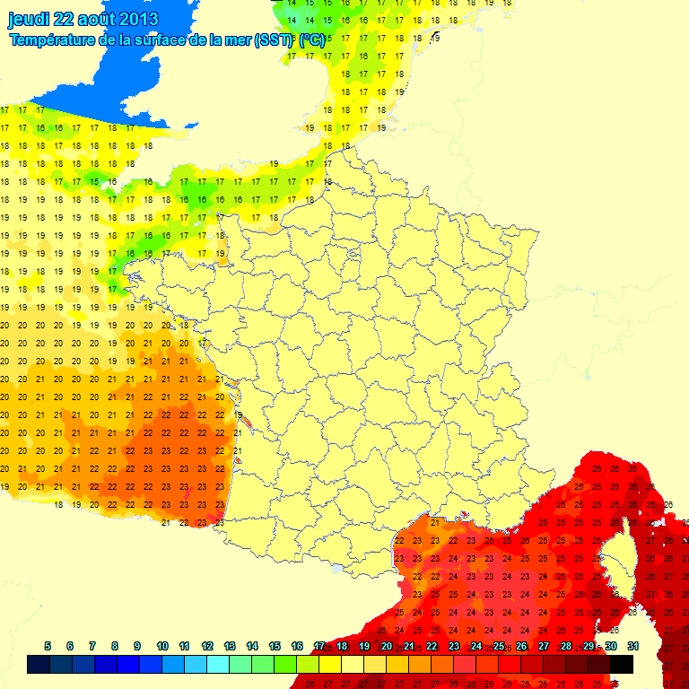 Image d'illustration pour Météo des plages (Manche - Atlantique - Méditerranée)