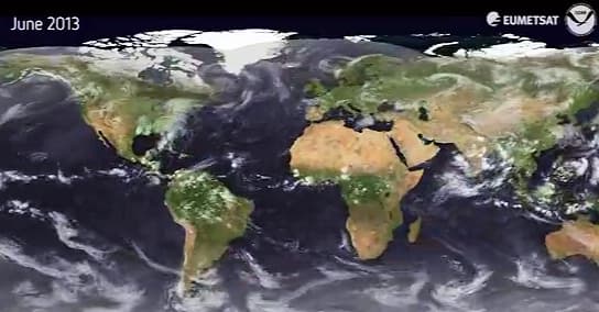 Image d'illustration pour Animation satellite mondiale de 2013