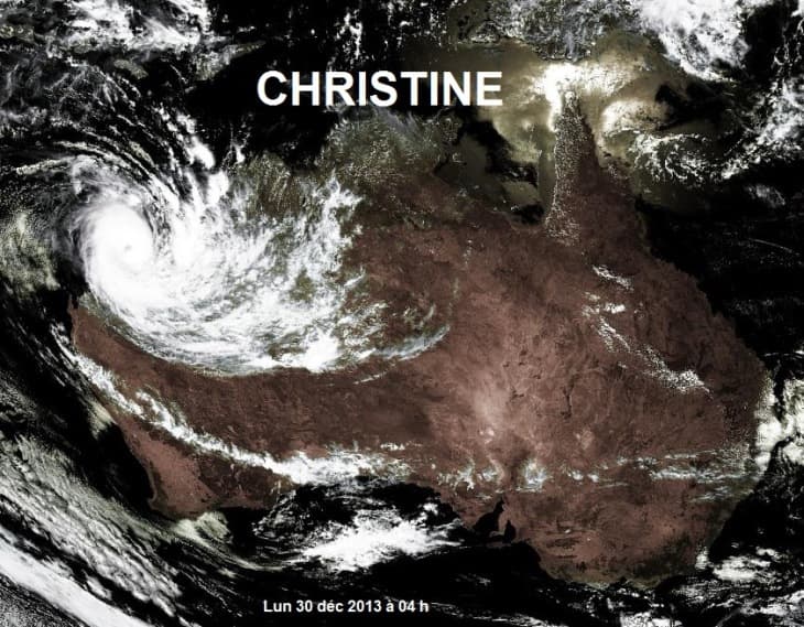 Image d'illustration pour Cyclone tropical intense Christine (Australie)