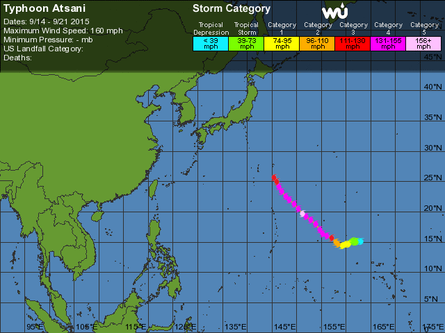 Image d'illustration pour Typhons Goni et Atsani sur le Pacifique