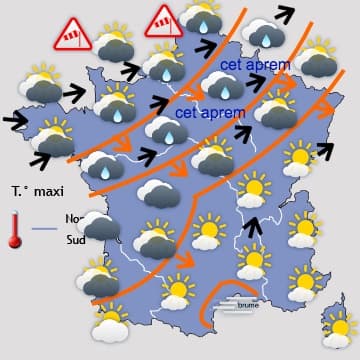 Baisse temporaire des températures