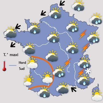 Week-end très partagé...
