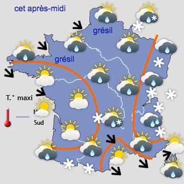 Premières neiges en plaine à partir de mercredi ?