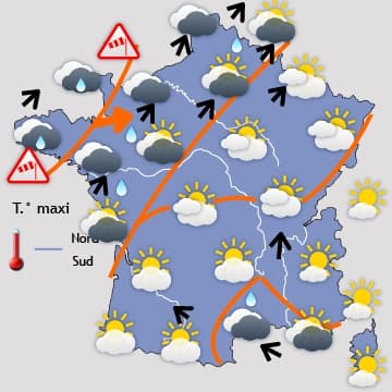 Très doux, avant le retour temporaire de la pluie pour jeudi