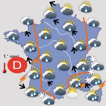 Beaucoup de pluie dans le Sud, plus mitigé ailleurs