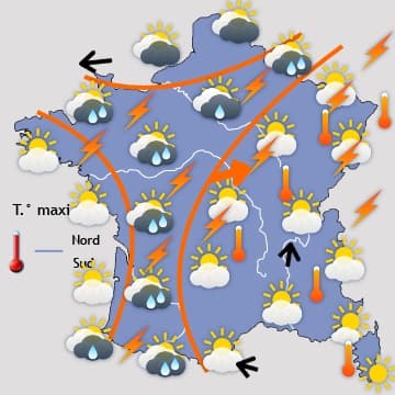 Fin prochaine de cette période de temps lourd et orageux