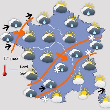 Le défilé des perturbations reprend au Nord, puis partout