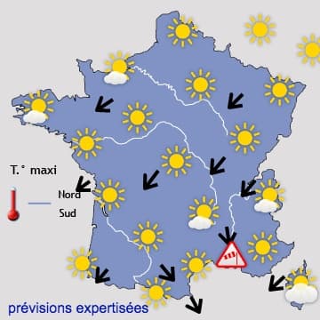 Du soleil jusqu'à mercredi ou jeudi