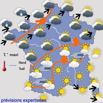Beaucoup de pluie, un peu de froid et même quelques flocons